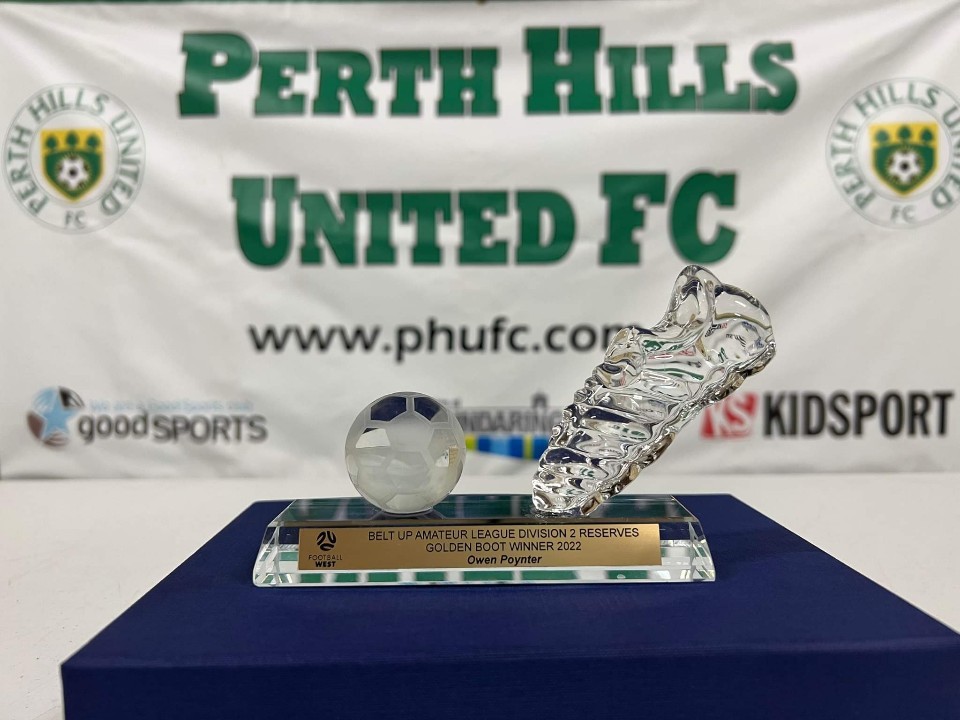 2022 Amateur Div2 Golden Boot Winner Owen Poynton